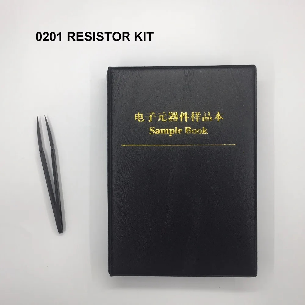 Free Shipping 8500pc 1 0201 Smd Resistor Kit 0201 Resistor Assortment Sample Book For Resistor