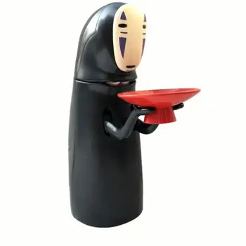 

Spirited Away Piggy Bank Kaonashi Faceless Man action figure 21cm Figures Toy Smart Anime Piggy Bank Gift Automatic Eaten bank