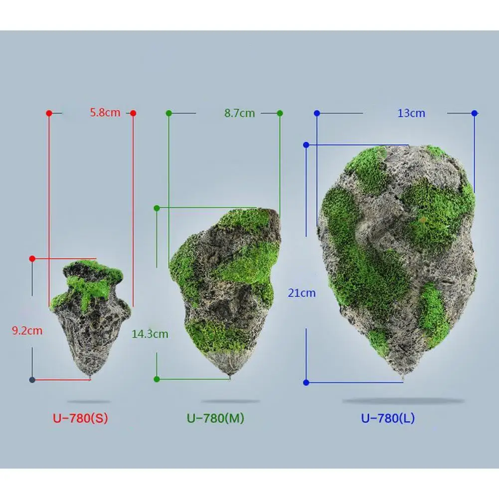 Имитирующий плавающий рок подвесной камень аквариум для аквариума подводный Декор Ландшафтный