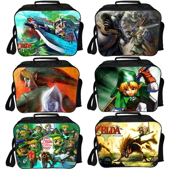 

New The Legend of Zelda Lunch Bag Link Children Men Women Boys Girls Casual Food Storage Fashion Student Worker Fresh Ice Pack