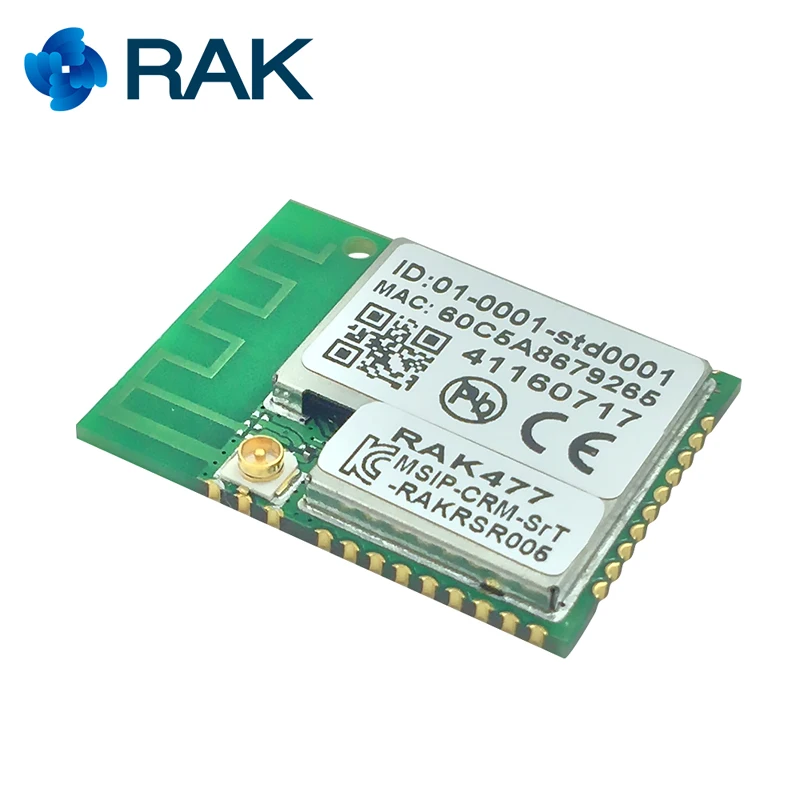 Беспроводной IoT модуль RAK477 низкая мощность маленький размер UART серийный к WIFI
