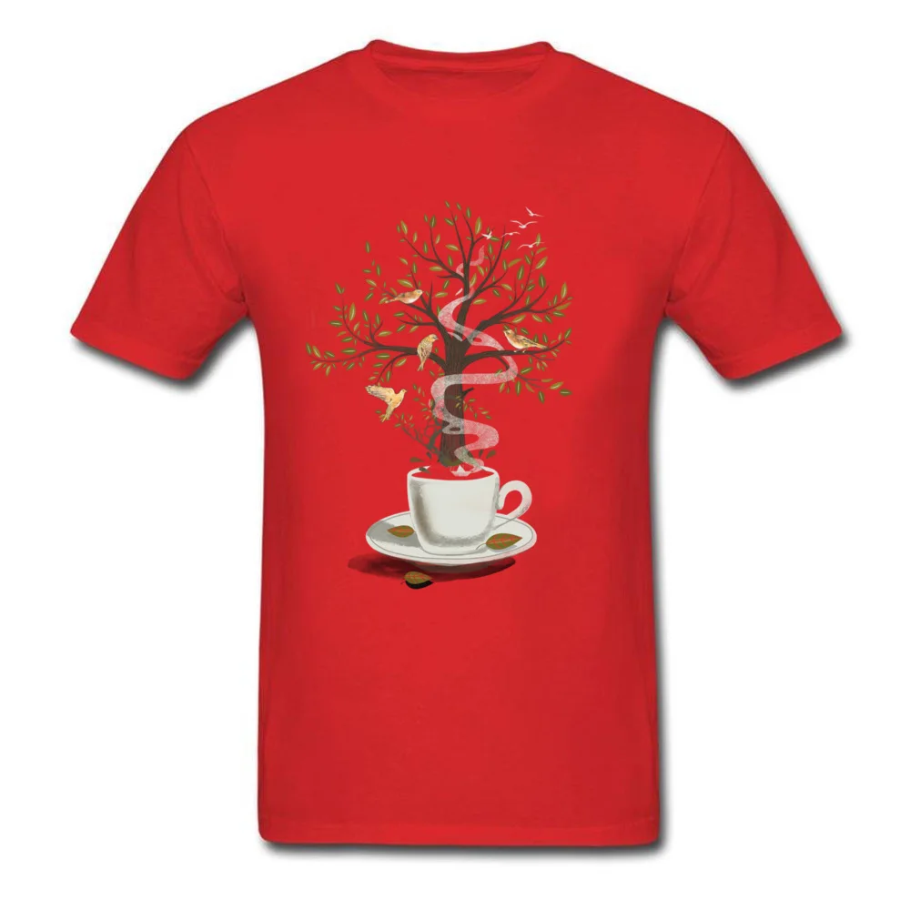 100% Cotton Men Short Sleeve cup of dreams 10093 T-shirts Design Tops Shirts 2018 New Fashion 3D Printed Crewneck Tee Shirts cup of dreams 10093 red