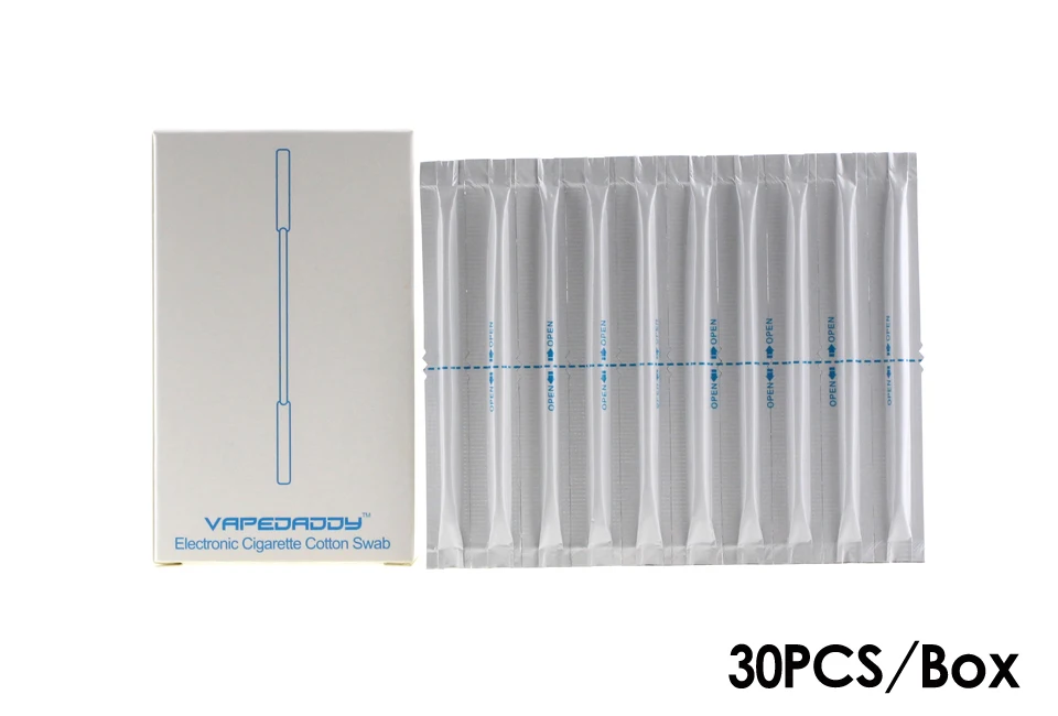 1 коробка, 30 шт., тампоны для спирта IQOS, инструмент для очистки, двойная головка, хлопок IQOS, чистящая палочка для IQOS 2,4 PLUS, LIL/LTN/HEETS/GLO, нагреватель