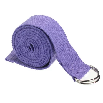 

2.5cm*185cm Adjustable Sport Exercise Stretch Strap D-Ring Belts Gym Waist Leg Fitness Yoga Belt 3 colors