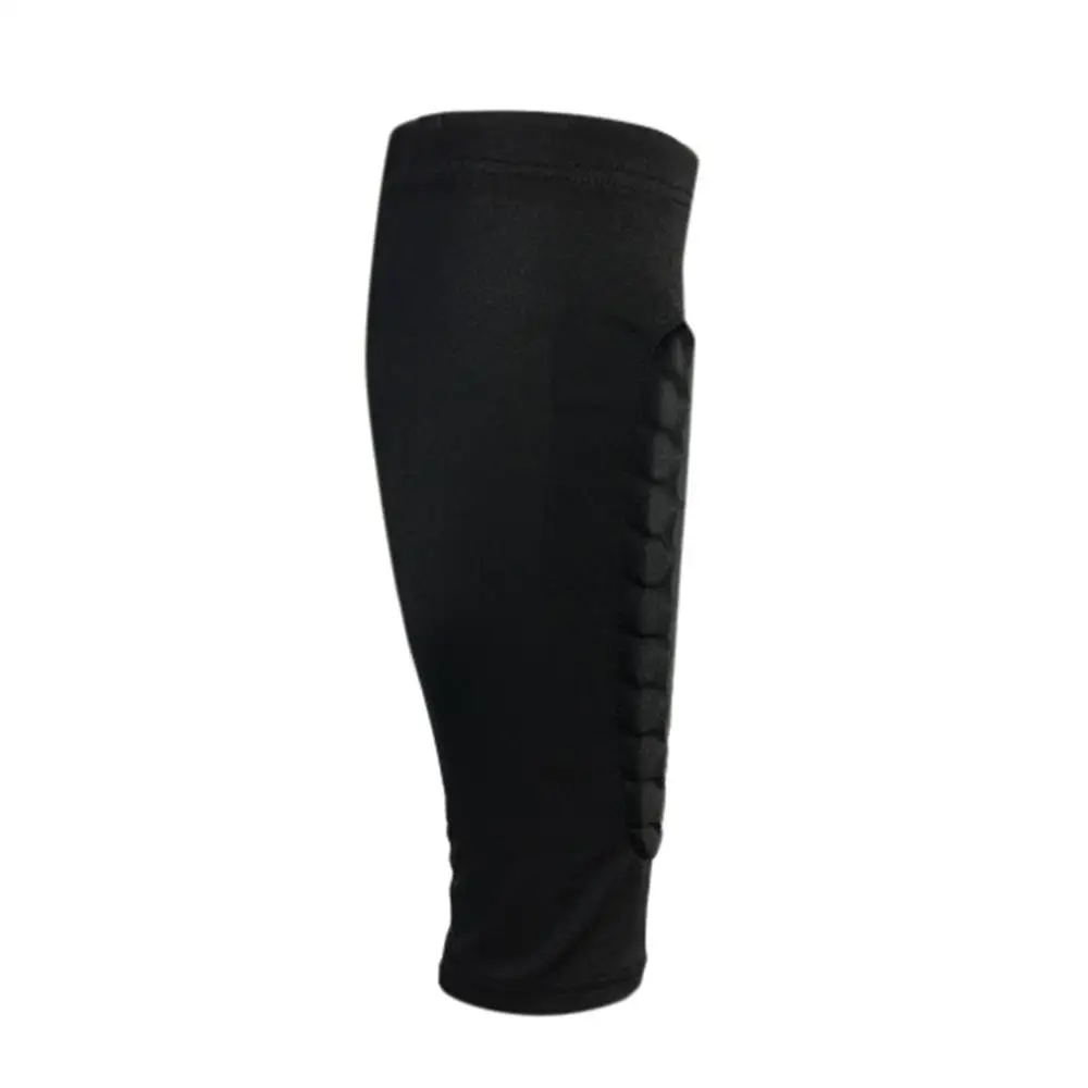 1 шт. унисекс икры компрессионный чехол для ног компрессионные футбольные носки для Шина бедра бинты обезболивающие прогулочные леггинсы - Цвет: Черный