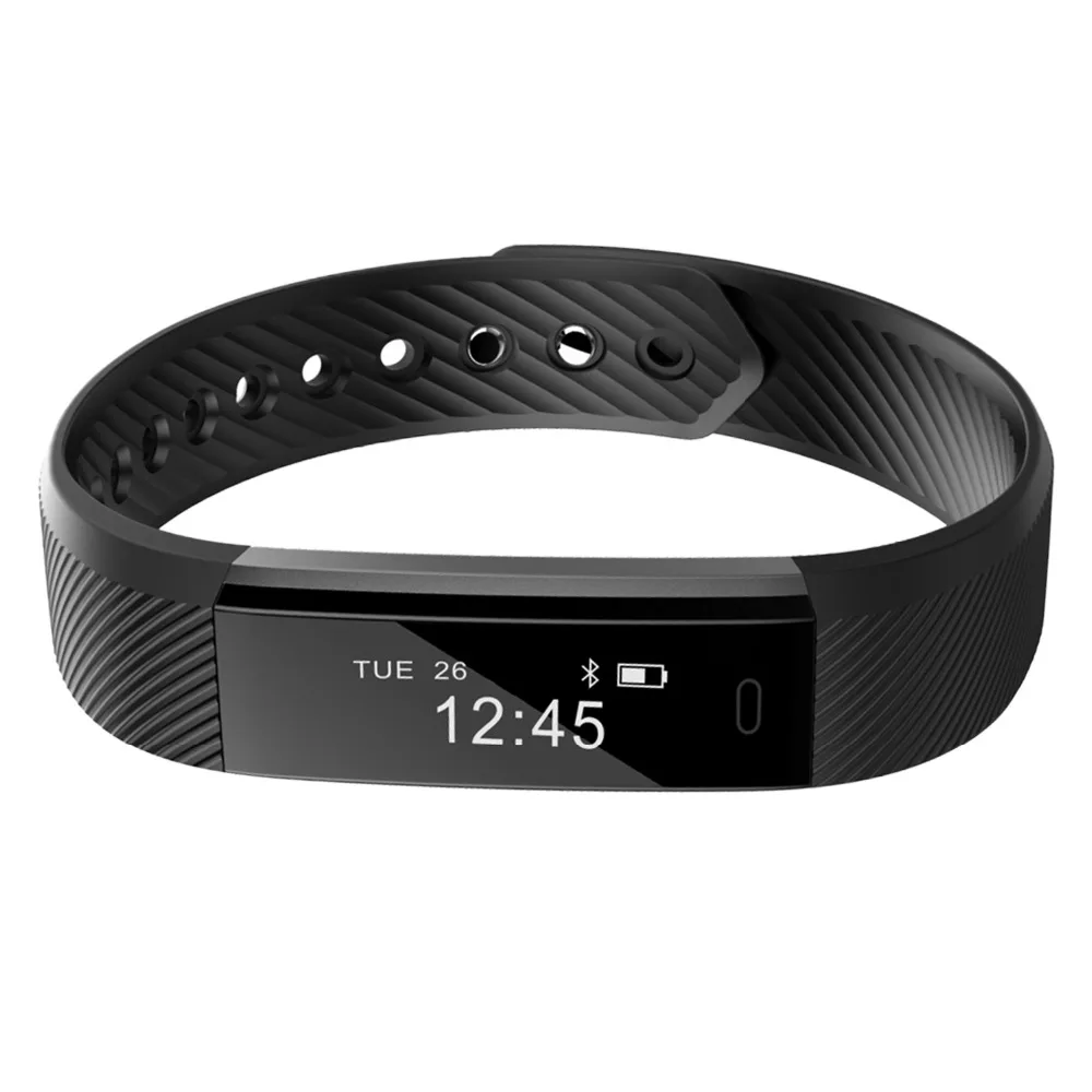 Original ID115 Smart Bracelet Fitness Tracker Step Counter Fitness Alarm Clock V