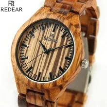 REDEAR906 all bamboo material luxury men’s watch, watch of wrist of high-end brands, fashion quartz watch, archaize casual watch