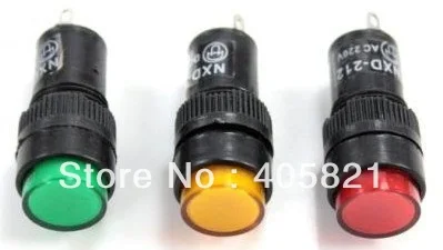 

Pilot lamp NXD-212 DC12V/DC24V/AC220V 12mm