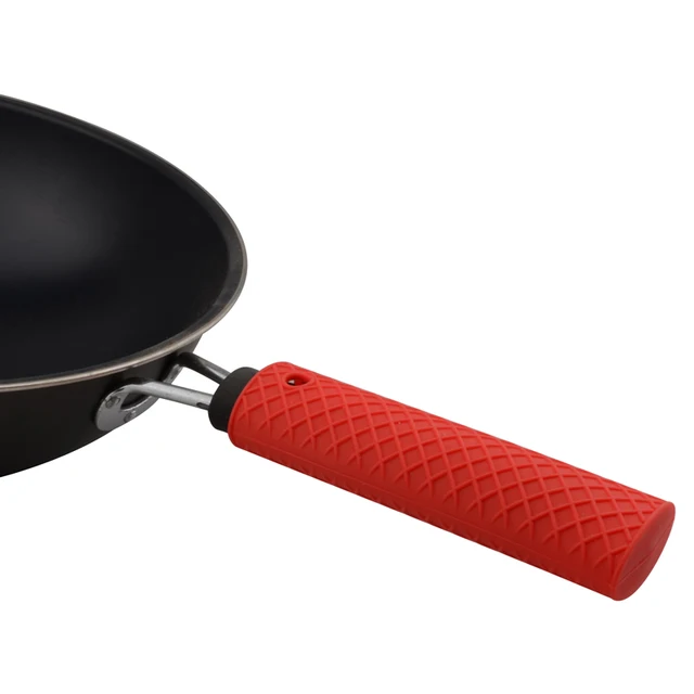 1Pc Insulated Silicone Cookware Handle Cover Mitts Cover Kitchen Pot