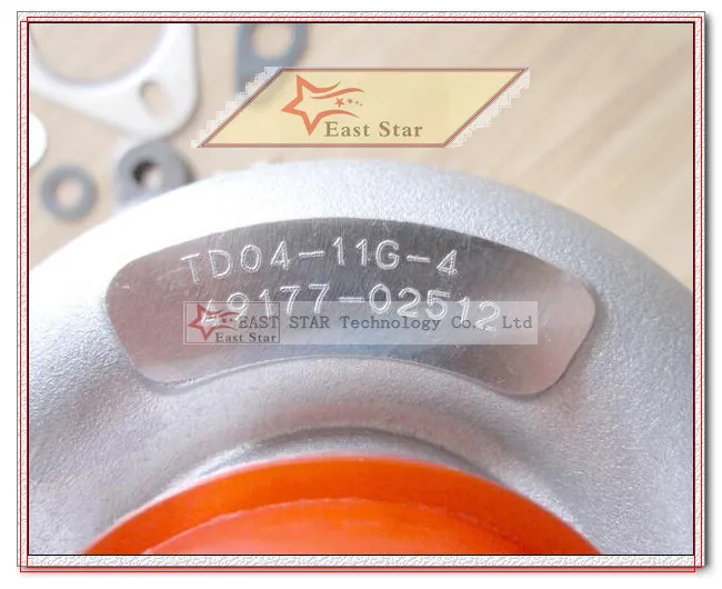 TD04-11G-04 49177-02512 28200-42540 49177-02513 Water Cooled Turbo Turbocharger For Mitsubishi Pajero L200 Pajero 2.5L TD 4D56 (4)