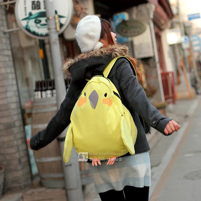 El más nuevo Harajuku estilo 3D Animal mochilas Panda loro oso pingüino bolso de hombro con manos y pies Mochila