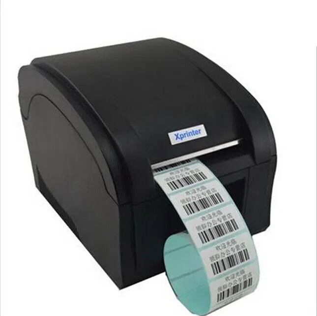 

XP-360B Machine Thermal Bar Code Printer  Qr code sticker barcode printer Thermal adhesive lr clothing label printer 20-82mm