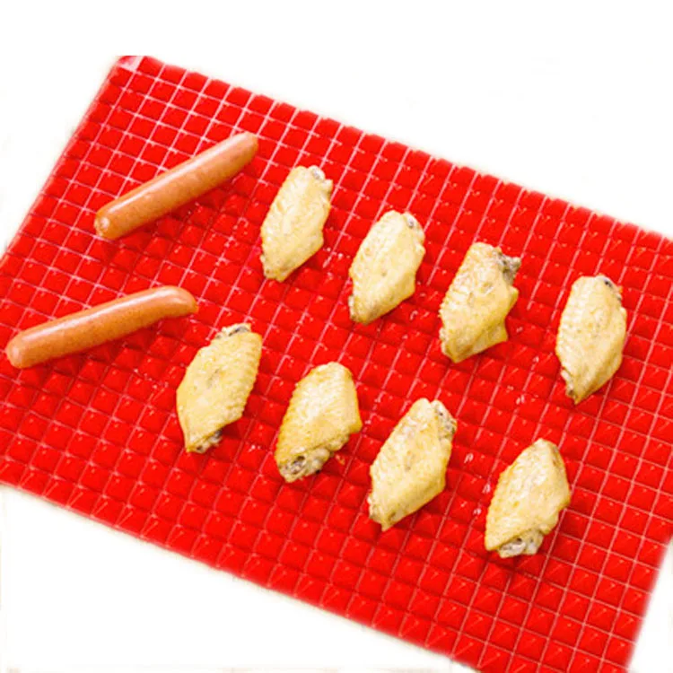 Коврики для курицы высокотемпературный микроволновый гриль для печи форма пирамиды силиконовый коврик для выпечки пушистая паста