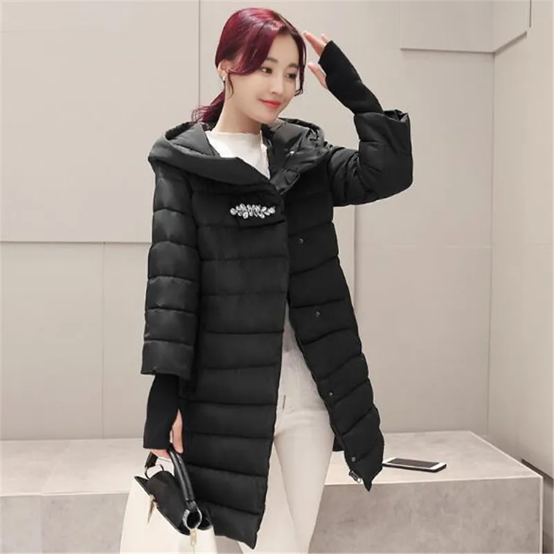 2017 winter jacket women long coat parkas thickening Warm