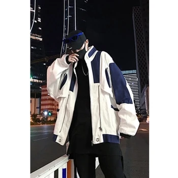 

New Jacket Pilot White Mens Bomber Jacket Spring Autumn Mensgiacca Hip Hop Clothing Men Jackets Jackets and Coats Streetwear2019