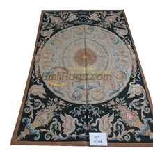 Античный Французский Aubusson Verdure роскошный тканый ковер на стену прямоугольный ковер Serapi ковер