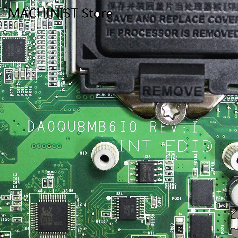 Оригинальная материнская плата для Lenovo AIO M70Z M90Z M92Z M9000Z IQ57 Q57 DDR3 LGA1155 DA0QU8MB6I0
