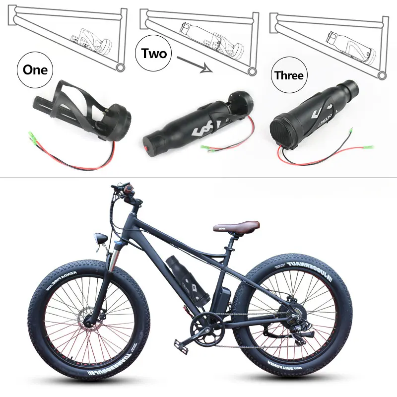 Discount EU US NO TAX 36volt Escooter Battery 36V 7AH ebike Lithium Battery for bafang bbs01 250w 350w TONGSHENG kit with bottle Holder 5