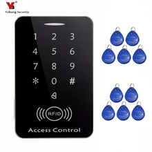 YobangSecurity 125khz RFID Proximity Card Access Control System RFID/EM Keypad Card Access Controller Door Opener Gate Opener