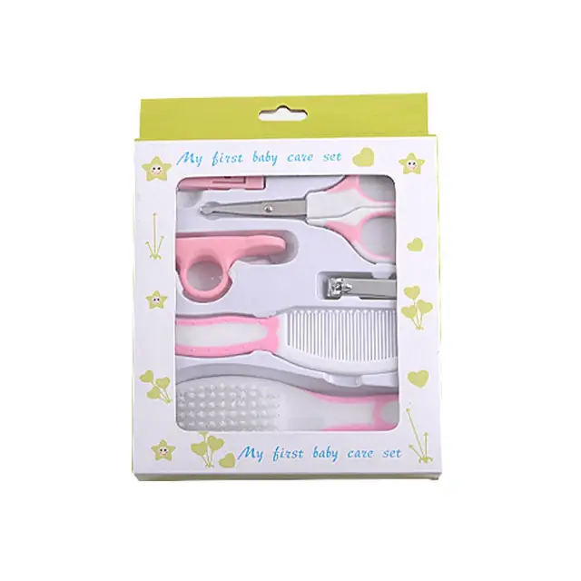 4Pcs Baby Nail Clipper Comb Brush Set Infant Grooming Care Healthcare