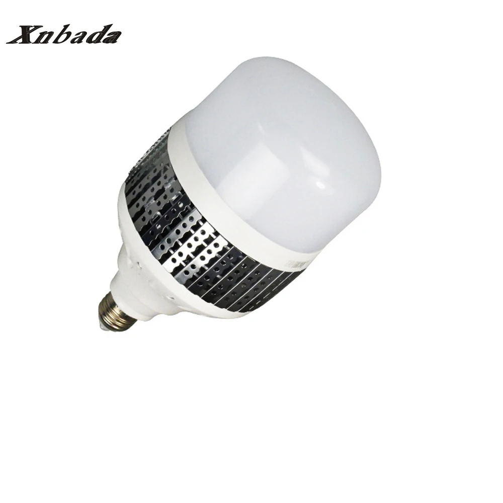 

50W 80W High Power LED Lamp Light E27 220V 2835SMD LED Bulb Light For Warehouse Engineer Square Free shipping