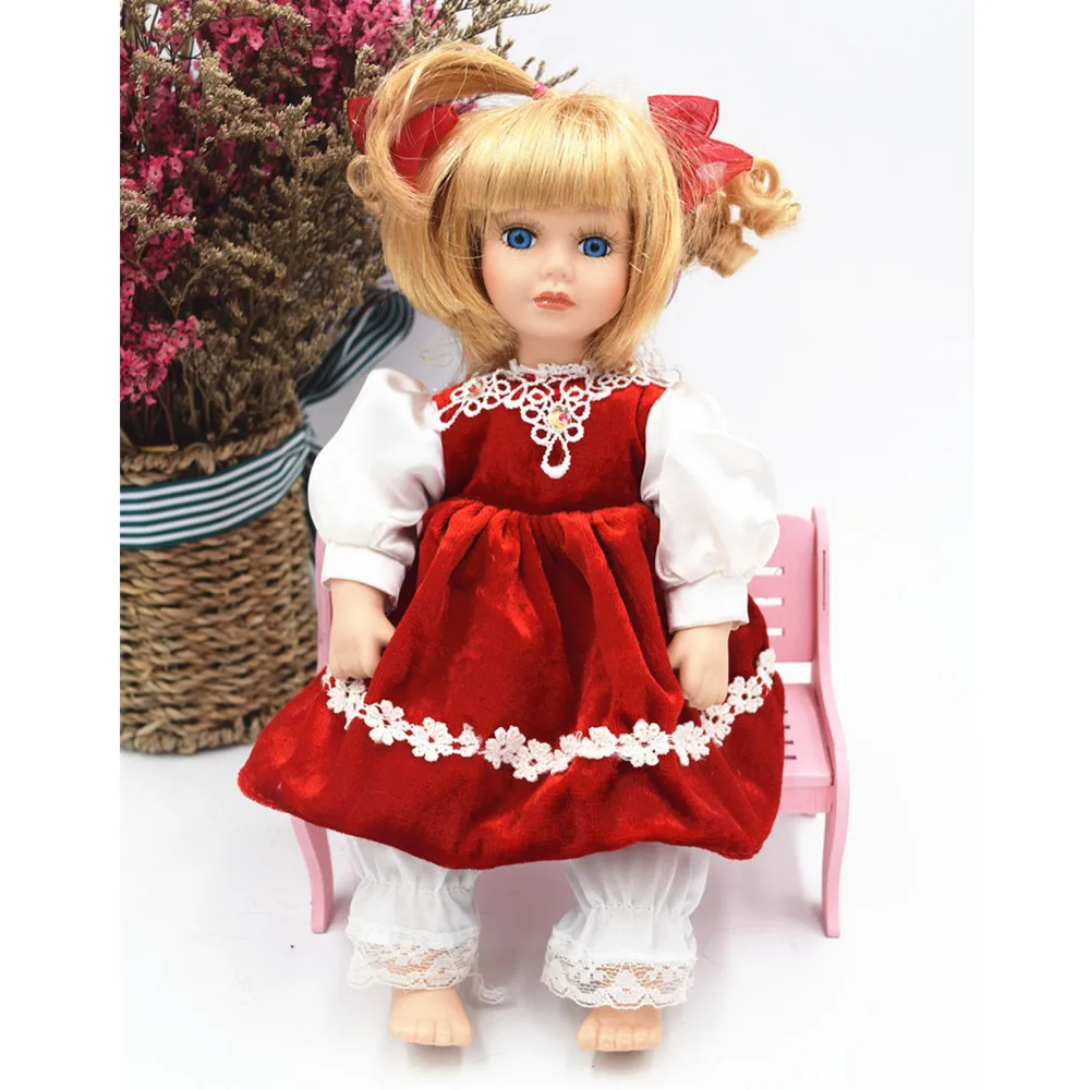 christmas porcelain dolls
