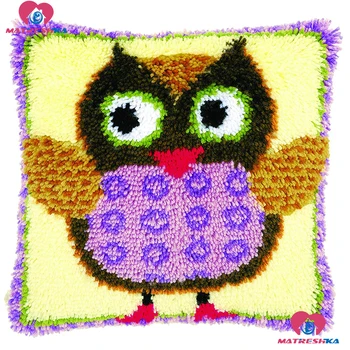 

DIY Latch Hook Kits cross stitch pillow Embroidery Cushion Cover Accessories Printed Canvas knooppakket tapijte La Casa De Papel