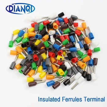 

Free shipping 100pcs /lot Insulated Ferrules Terminal Block Cord End Wire Connector Electrical Crimp Terminator