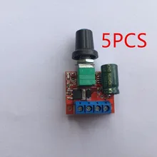5 шт. мини DC-DC 4,5 В-35 В 5A 90 Вт шим тока мотор Скорость Управление; модульный регулятор Управление регулировки регулируемая плата переключатель 12 V 24 V