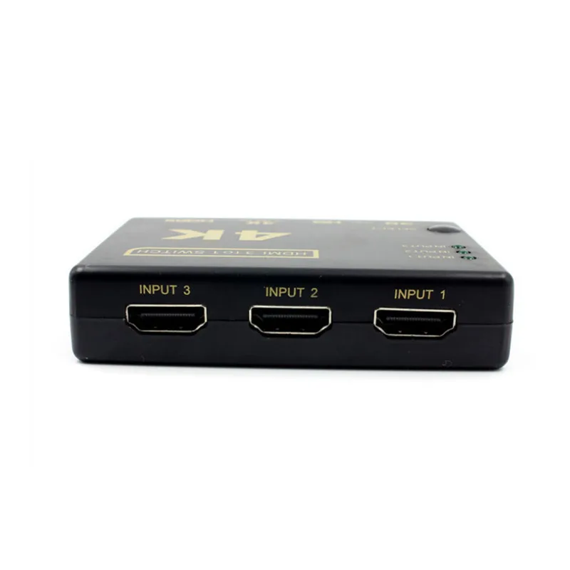 Мини HDMI усилитель переключатель, 3 порта 4 к* 2 к коммутатор сплиттер коробка Ultra HD для DVD HDTV Xbox PS3 PS4