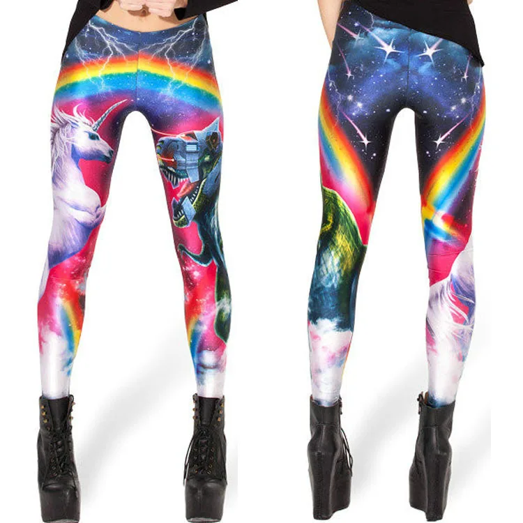 A new 2016 horse color printing Chinese folk style color red font b Leggings b font