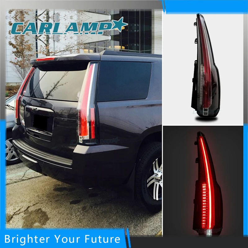 

2pcs Tail Lights Rear Lamp Fit For 2015 2016 Chevy Chevrolet Suburban Tail Light Rear Lamp Assembly