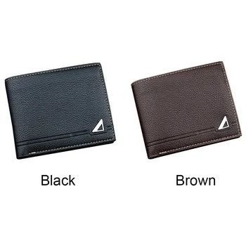 

Men Wallets Purse PU High Capacity Mini Durable Fashion For Coin Money Cards Holder OH66