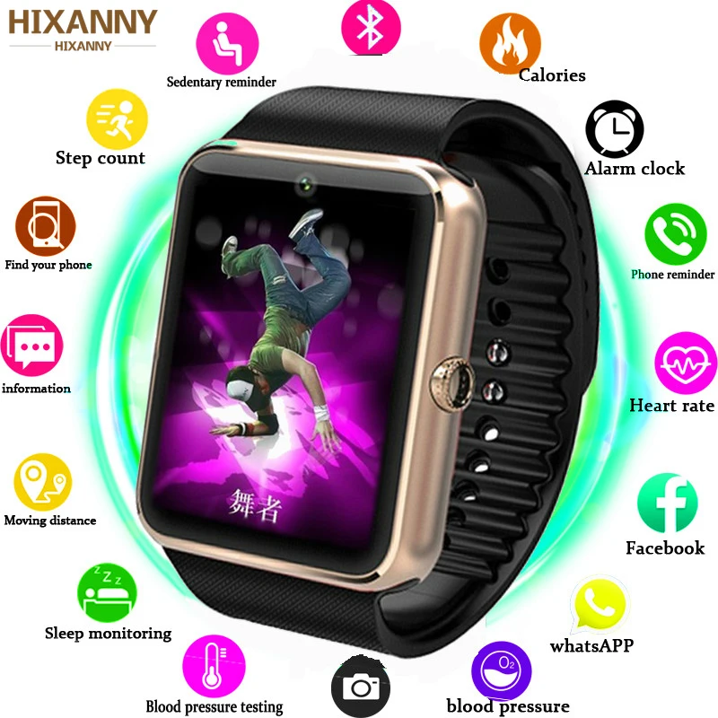 

Smart Watch GT08 Clock Sync Notifier Support Sim TF Card Bluetooth Connectivity Android Phone Smartwatch Alloy Smartwatch