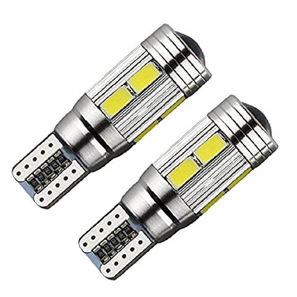 YSY 2 шт. Тюнинг автомобилей T10 5630 10smd Led Canbus светодиодные лампы светильник W5W лампа