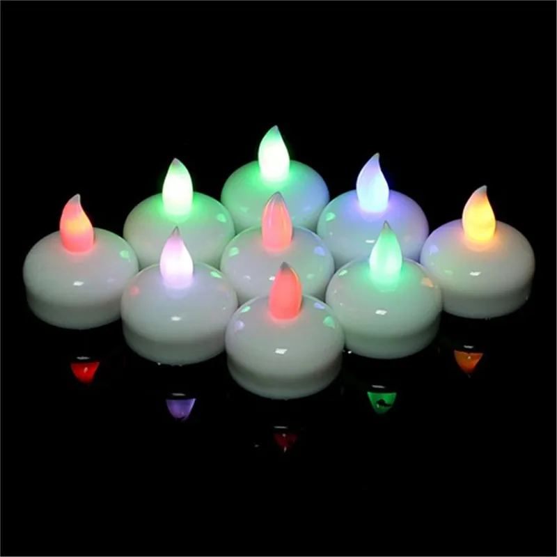 6PCS Waterproof led candle light Floating Tea Light Flameless Candle