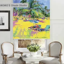 Момо рулонные шторы, затемнения дизайн жалюзи живопись шторы рулонные шторы термальная ткань изготовление размеров под заказ, PRB set527-531