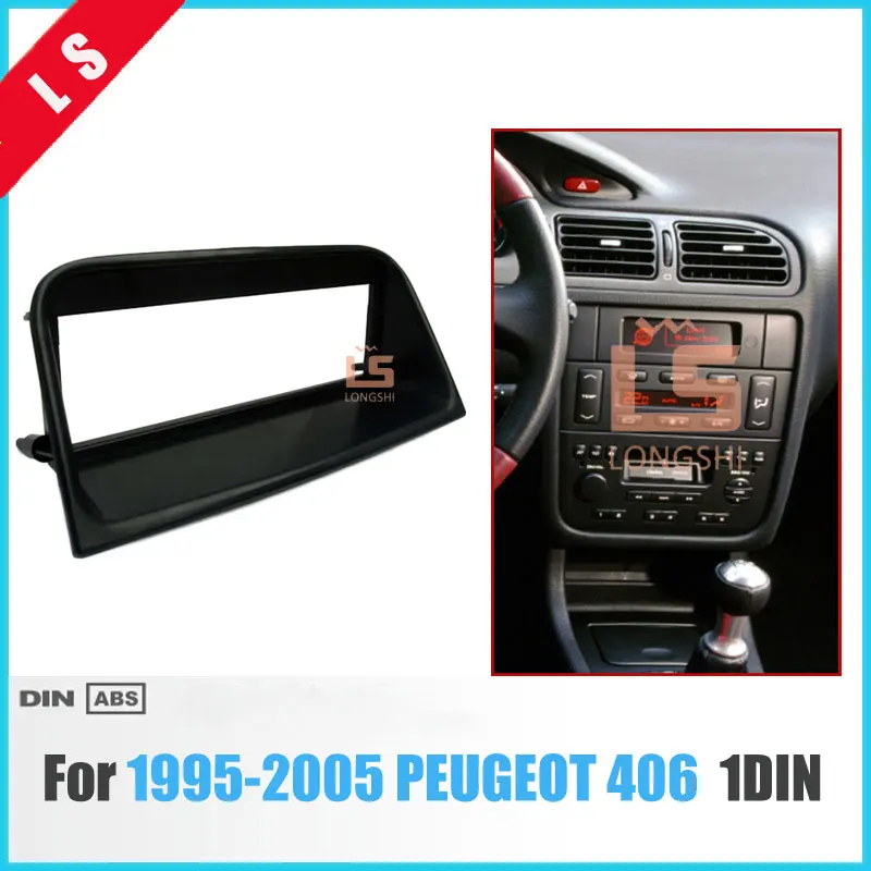 

OEM 1 Din Car Radio Fascia Trim Kit for 1995-2005 PEUGEOT 406 Car Styling Stereo Dash CD Fascia Audio Fitting Adapter , 1DIN