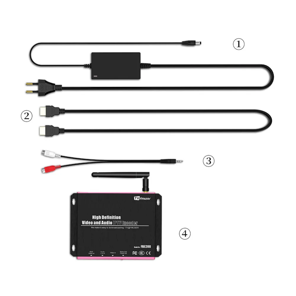 FMUSER FBE200 H.265 wifi H.264 RTMP HDMI энкодер IPTV для проекта образования на расстоянии|streaming