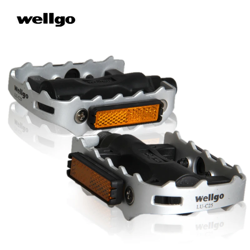 

Wellgo LU-C25 Ultralight Road Bicycle Hight Quality Aluminum MTB Bike Pedals Bicycle Pedal Accessories