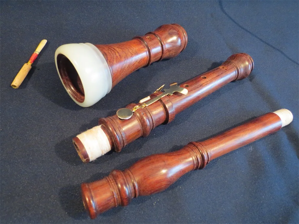 Professional German Baroque style Oboe A 415HZ, Hard rosewood oboe ...