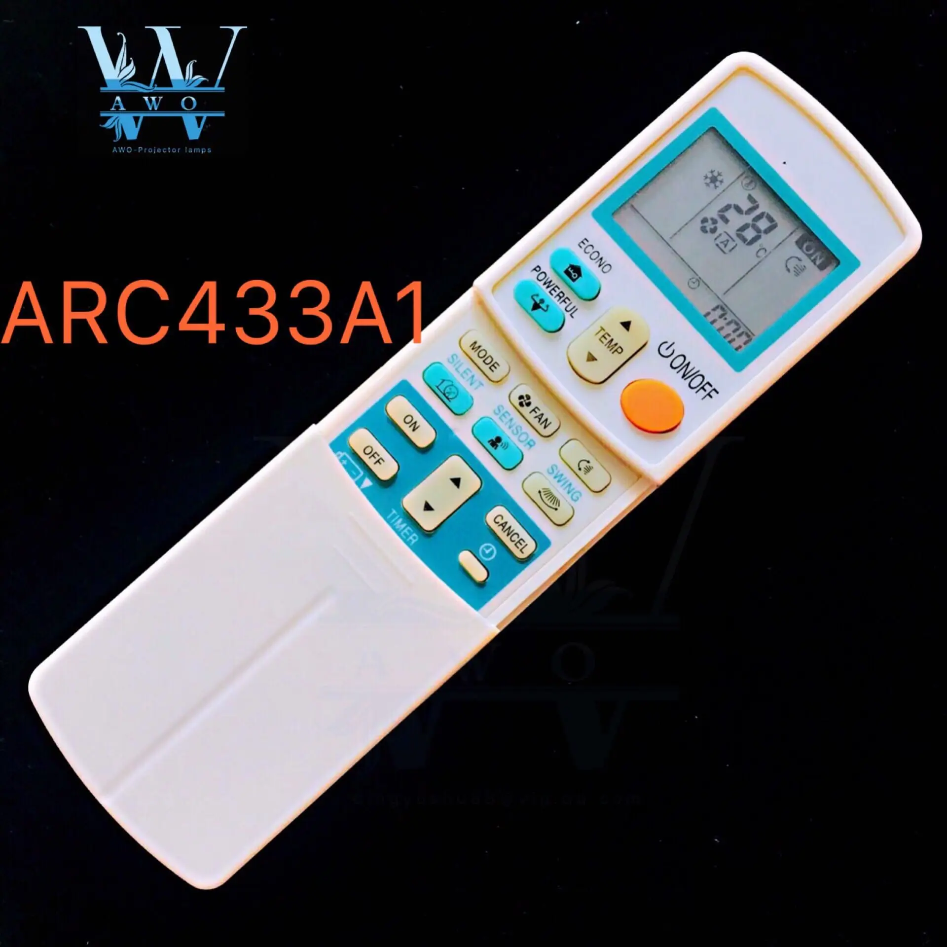 Télécommande de climatiseur pour daikin ARC433A87 ARC433A22, contrôleur