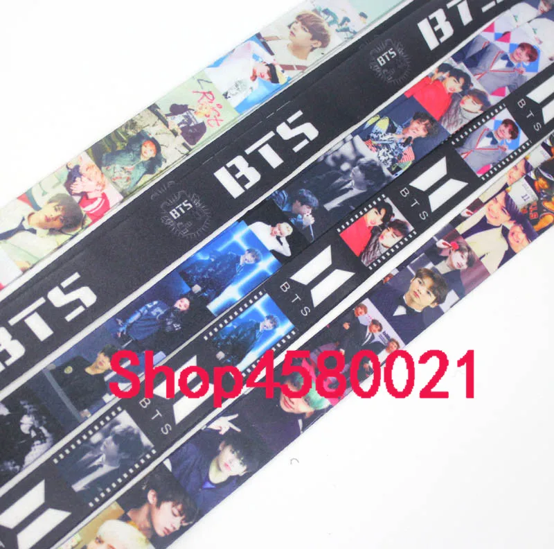 

Free shipping 10pcs Wholesale lot Cartoon celebrity BT21 Necklace Strap Lanyards Cell Phone PDA Key ID Strap Charms #583