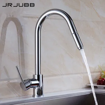 

Chrome Brass Pull Out Kitchen Faucet Kitchen Sink Mixer Hot and Cold Kitchen Sink Tap torneira cozinha