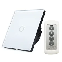 New Smart Home Automation Touch Switch EU Standard WIFI RF433 Remote Control Lights Switch 1 Gang Wall Switch VS Livolo Switch