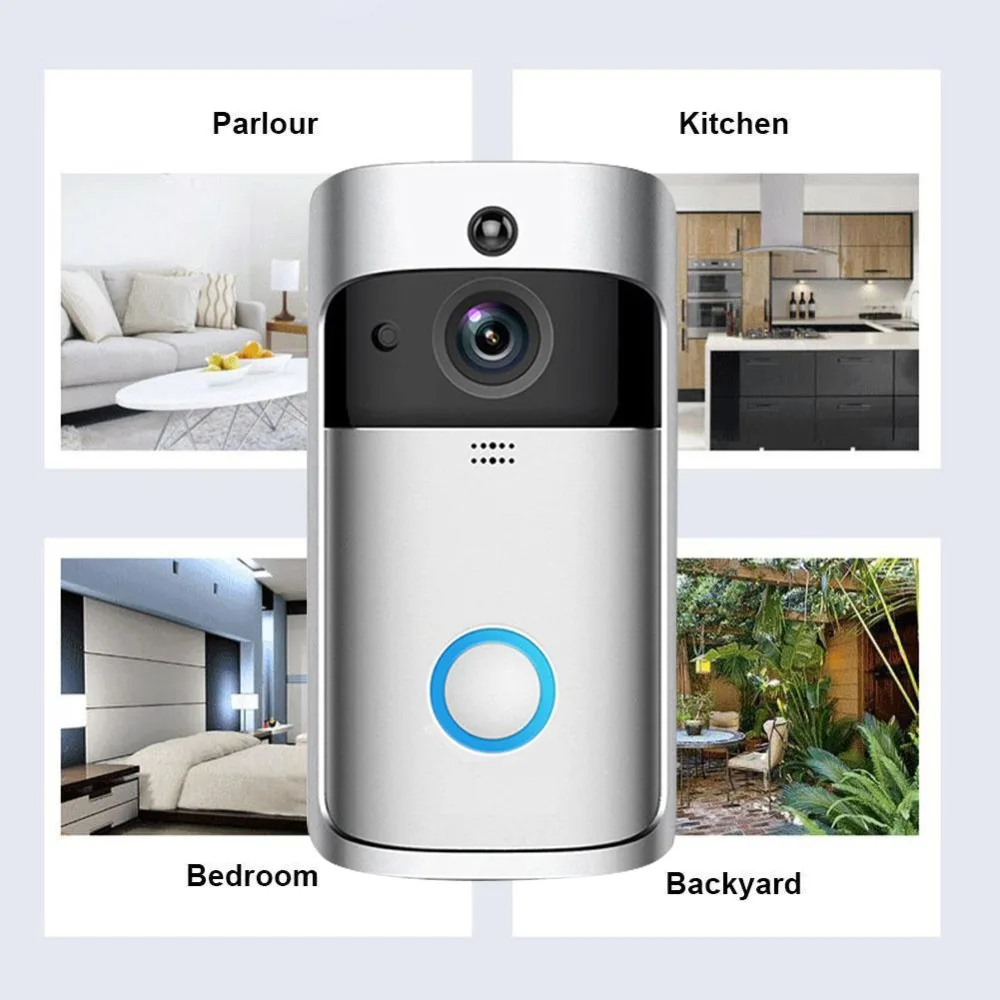 

Smart Wireless WIFI Security Video Doorbell HD 720P Video Doorbell Remote Mobile Phone Monitoring