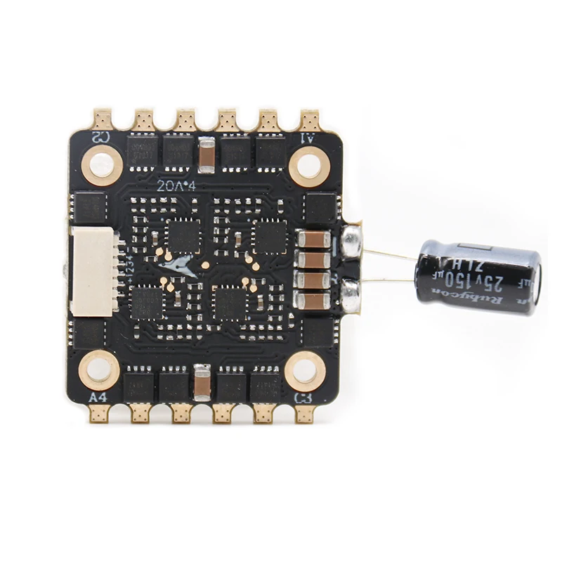 TCMM F4 Контроллер полета OSD и 20A Blheli_S 2-4 S DSHOT600 бесщеточный ESC для дрона с дистанционным управлением с видом от первого лица 20x20 мм