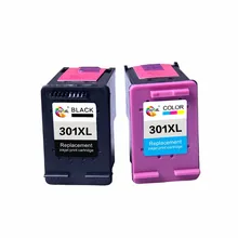 2 Pack Cartridge 301XL ink Replacement for HP 301 xl CH563EE CH564EE for Deskjet 1000 1050 2000 2050 2540 3000 3050 3055
