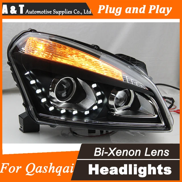 Car Styling for Nissan Qashqai LED Headlight assembly Qashqai
