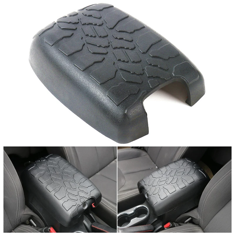 Buy Black Rubber Armrest Box Top Cap Cover for Jeep